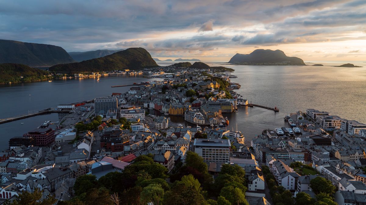 Bybilde fra Ålesund