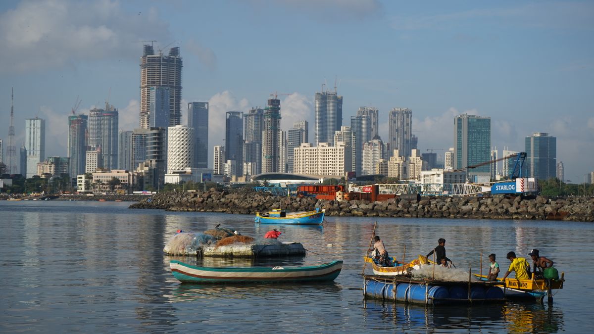 City skyline in India